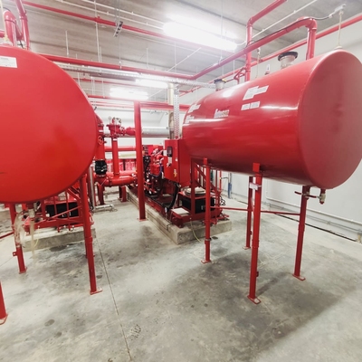 Pompownia tryskaczowa - zbiorniki paliwa