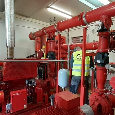 Serwis kwartalny pompowni tryskaczowej