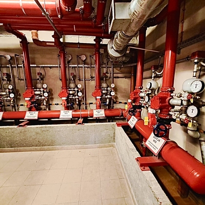 Stacja zaworów kontrolno alarmowych 