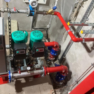 Pompownia hydrantowa (w trakcie montażu)